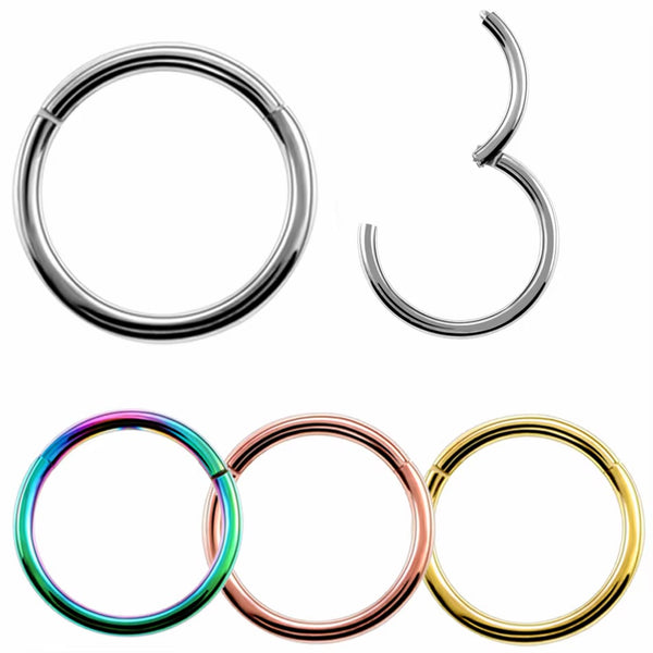 Plane Hoop Earring