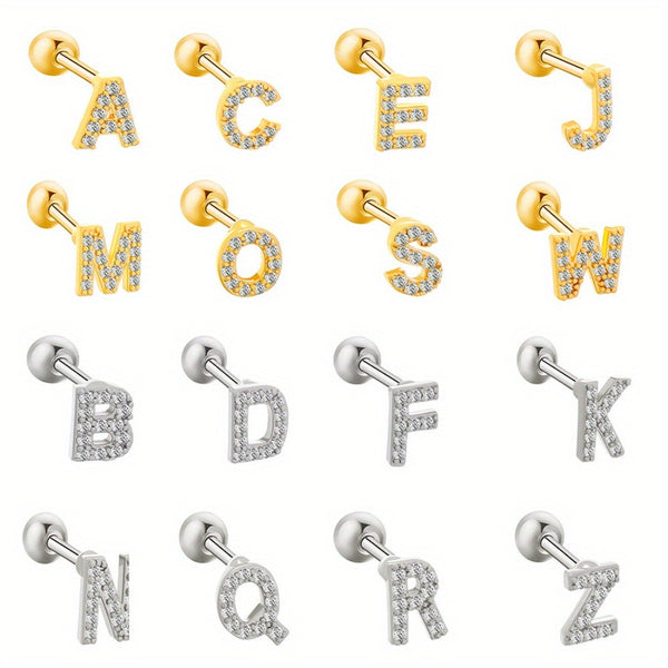 Initials Earring