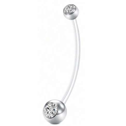 Two Sides Crystal (Pregnancy) Belly Button