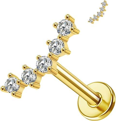 Five Stone Earring