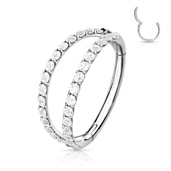 Double Hoop Earring