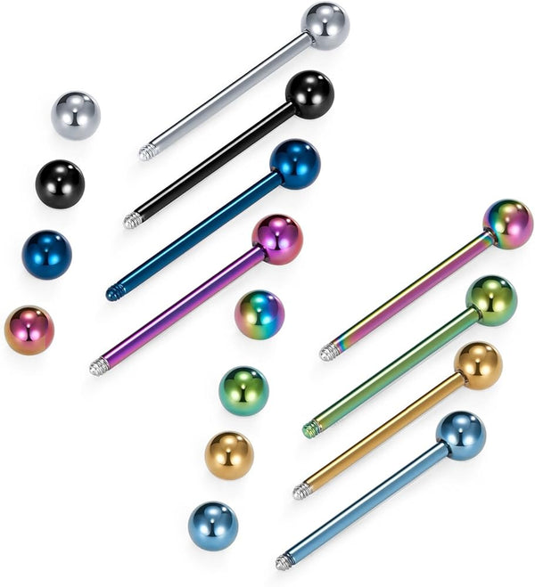 Colored Tongue Piercing