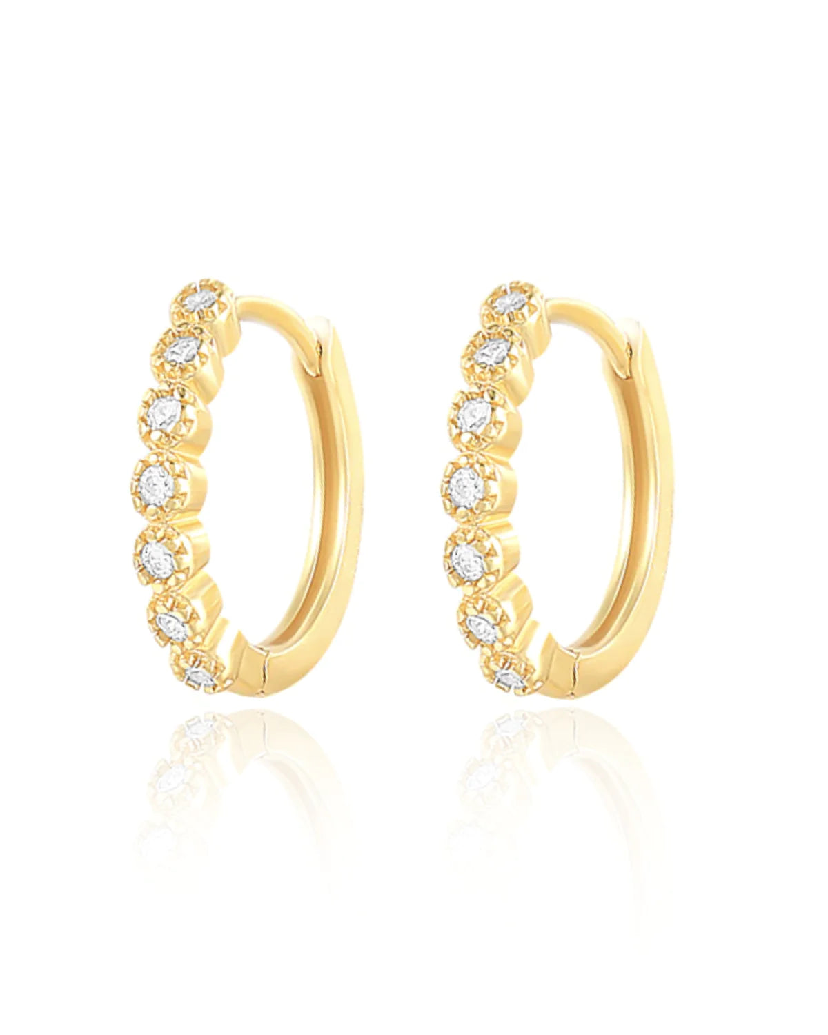 Marquise Hoop Earring