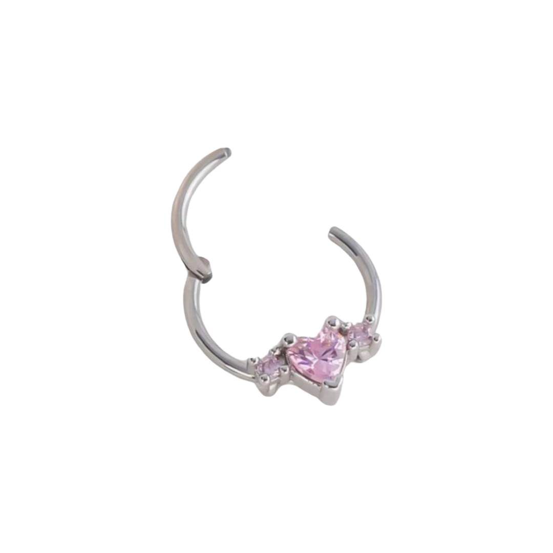 Heart Daith Earring