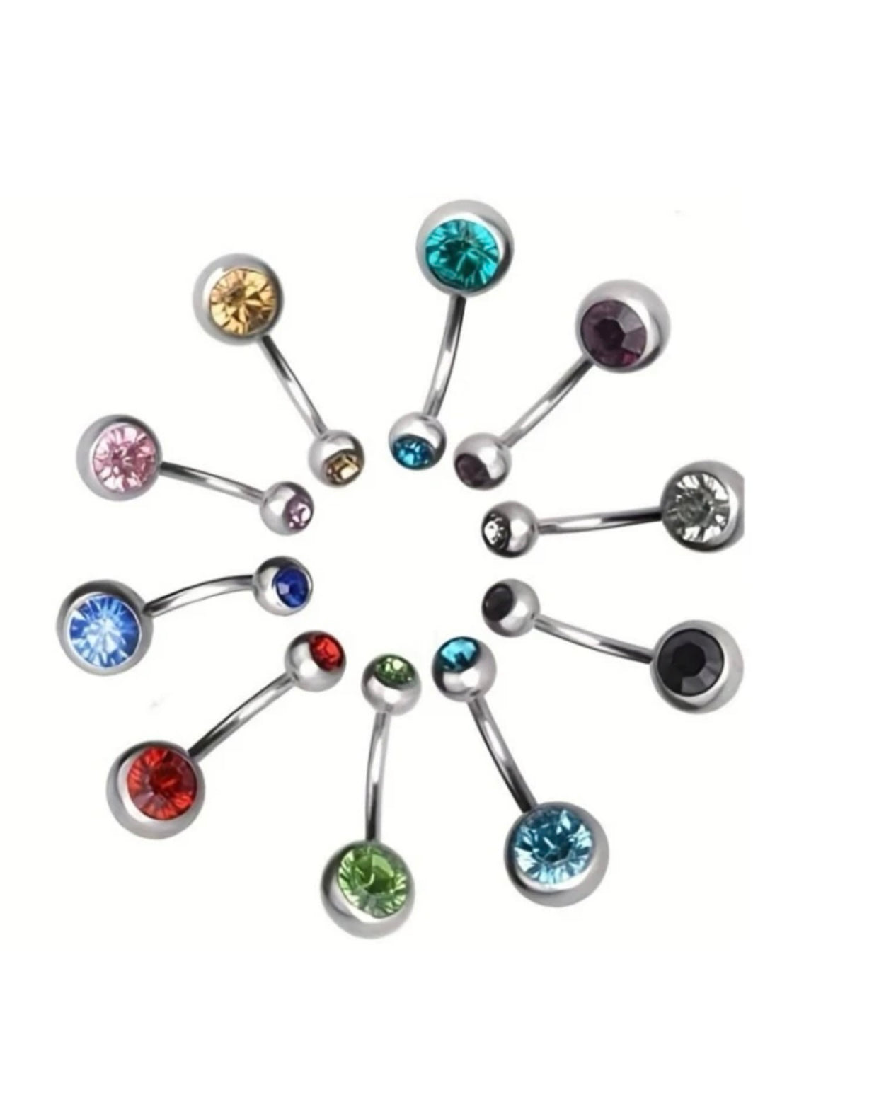 Crystal Belly Button
