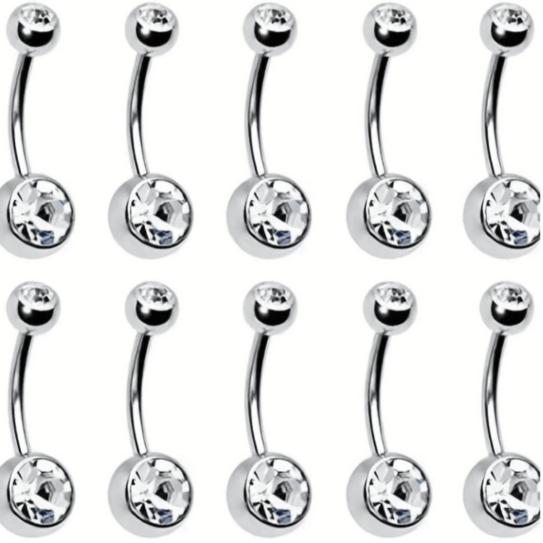 Crystal Belly Button