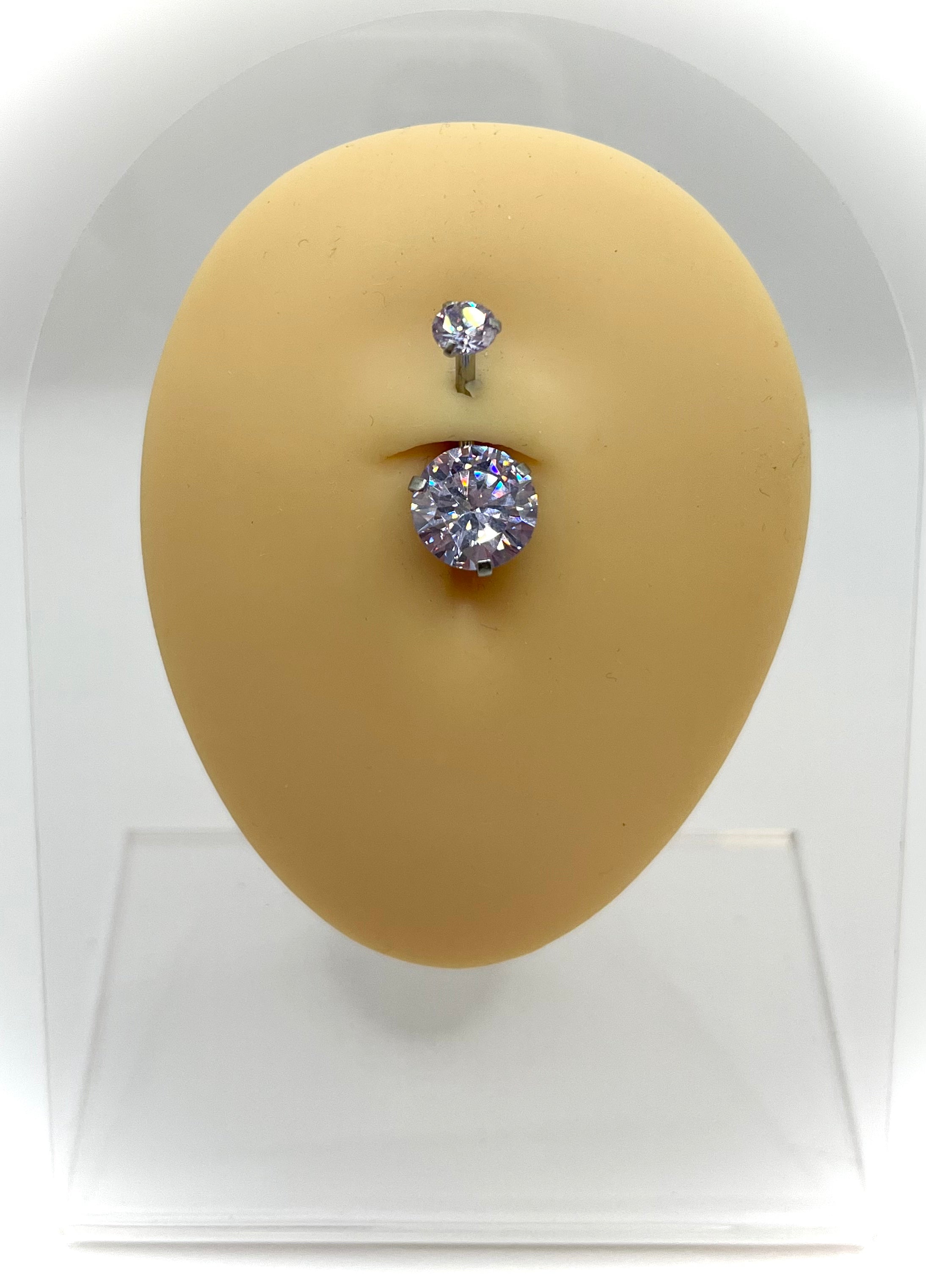 Zirconia Stone Belly Button