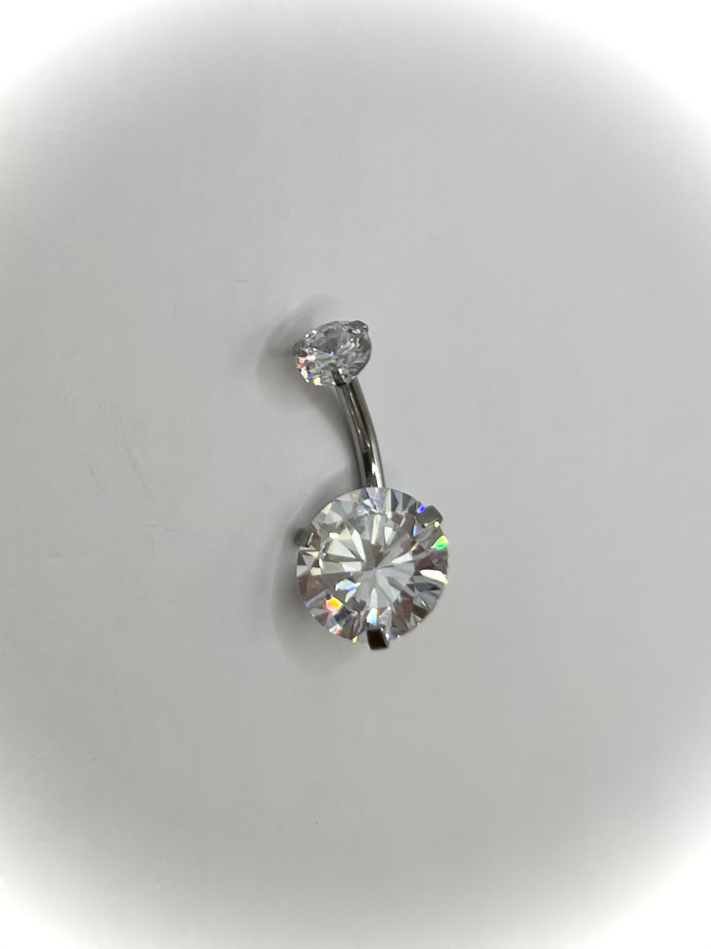 Zirconia Stone Belly Button