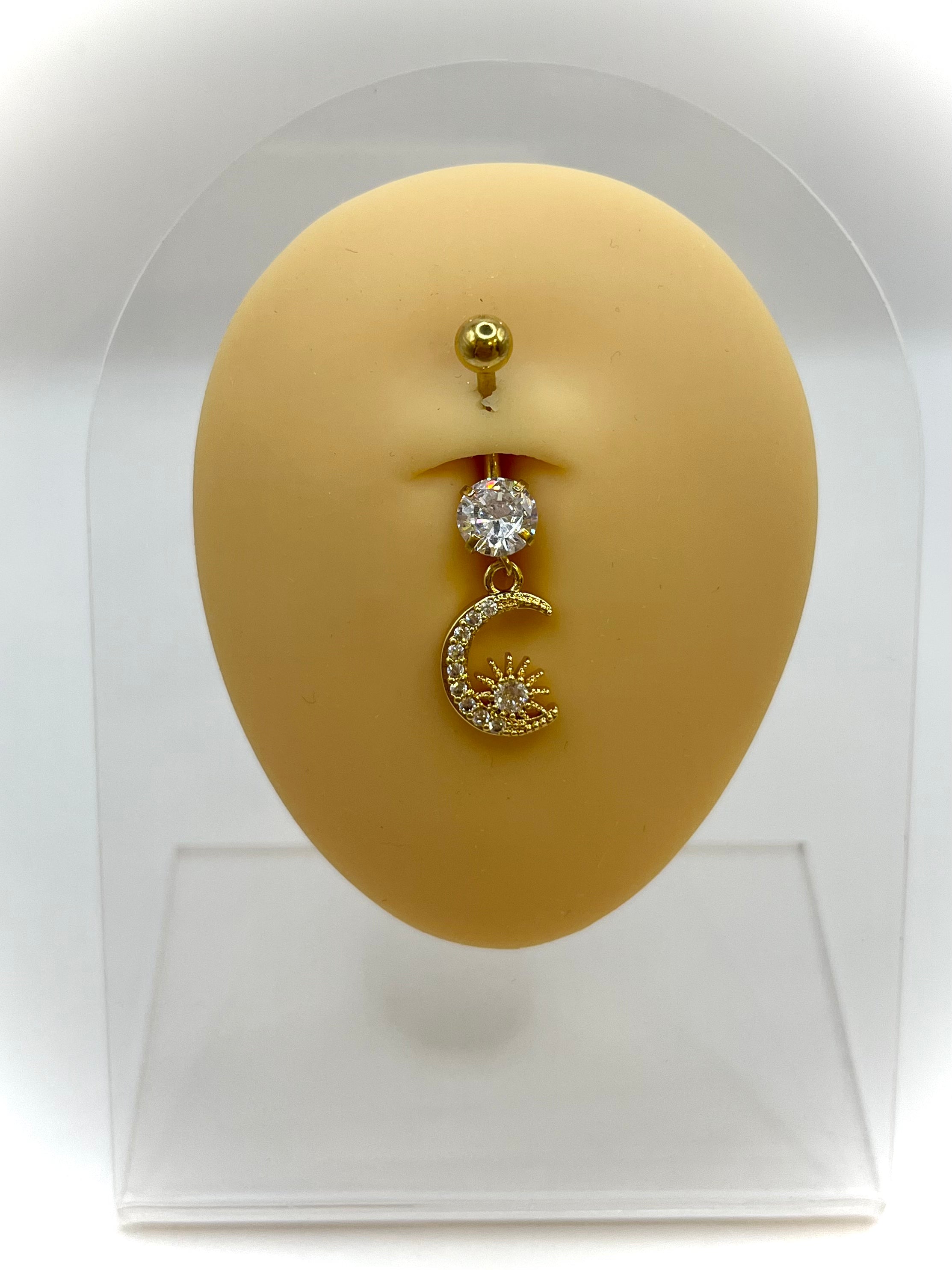 Falling Moon Belly Button
