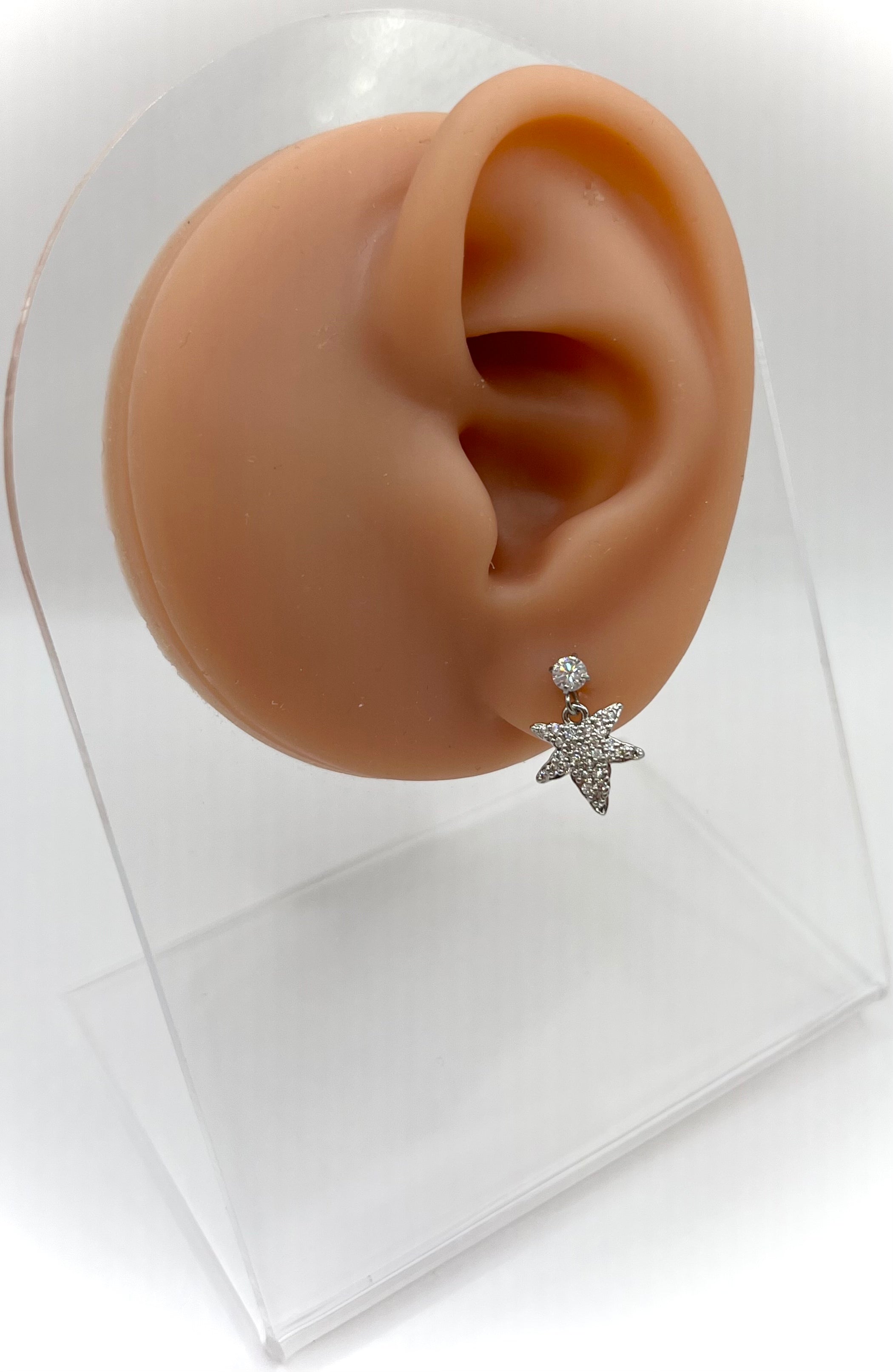 Dropped Star Earring