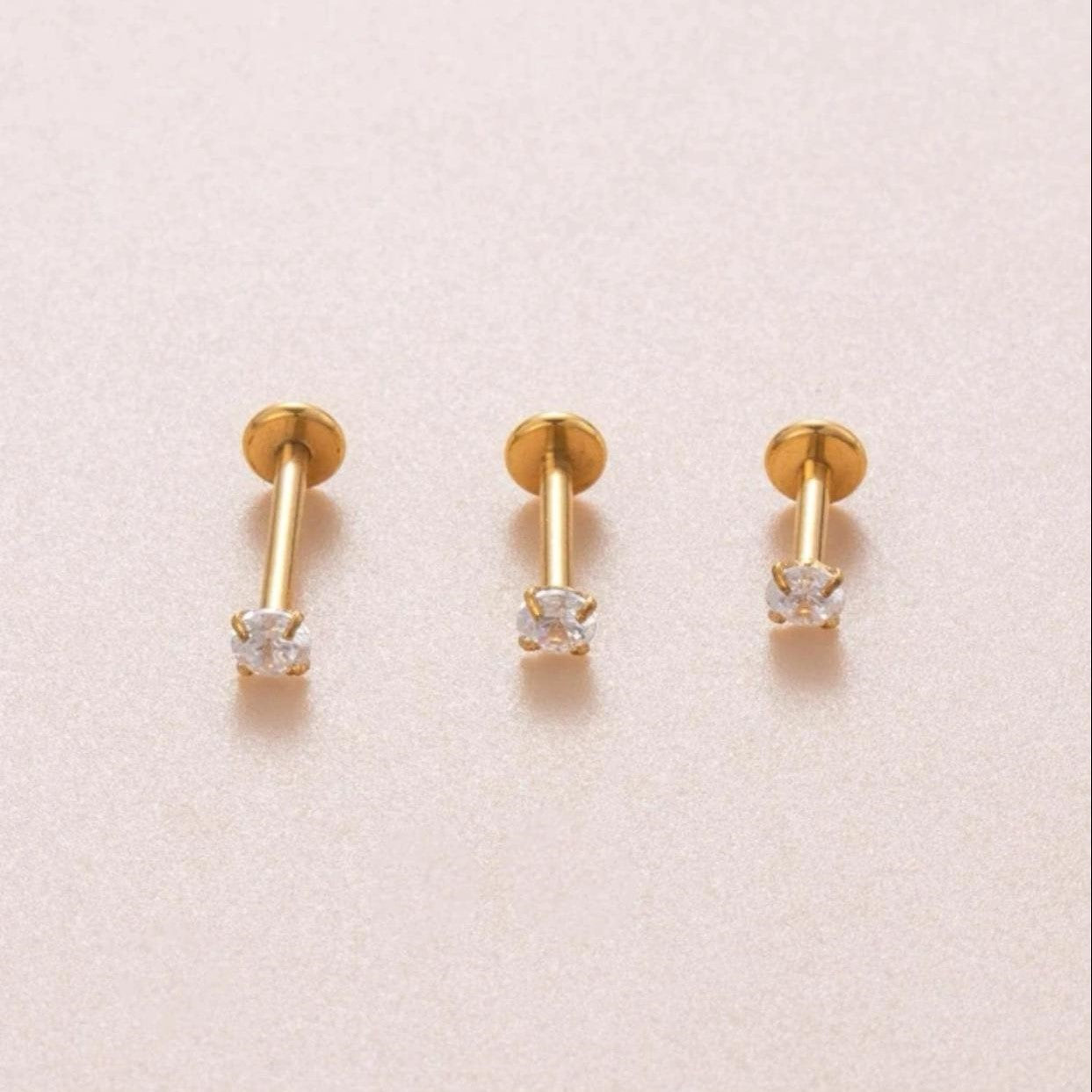 Crystal Variant Length (Flat) Earring