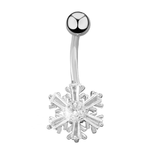 Snow Flake Belly Button